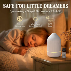 Salubrito diffuser auto shut-off feature for safe use during work or sleep