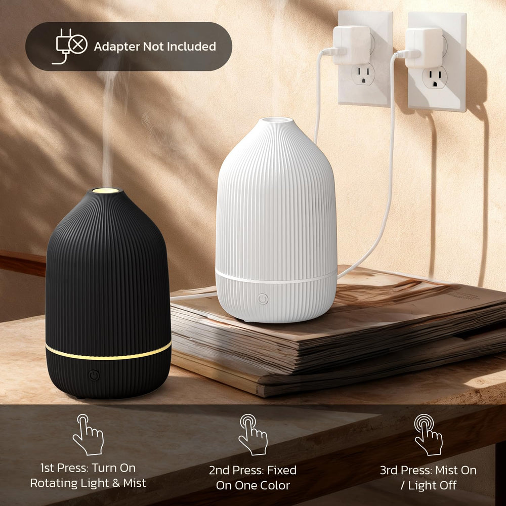 Salubrito diffuser with citrus, lavender, and peppermint scents options