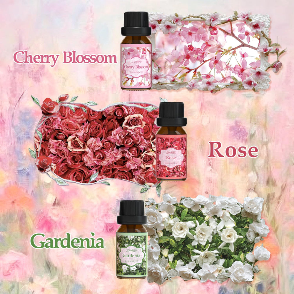 Salubrito Rose oil bottle delivers warm, luxurious floral aroma