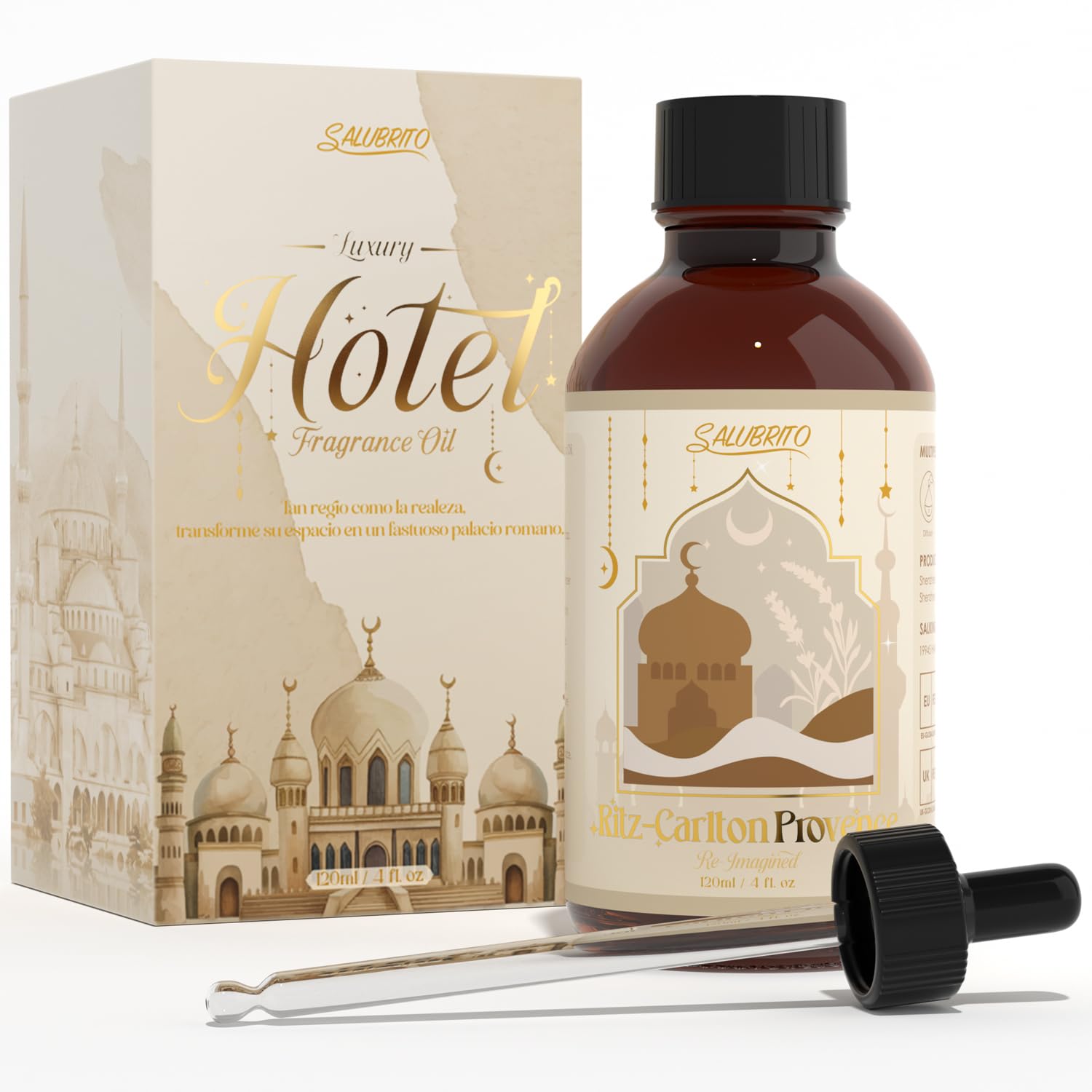 Salubrito hotel essential oil Provence diffuser creates a luxurious room ambiance