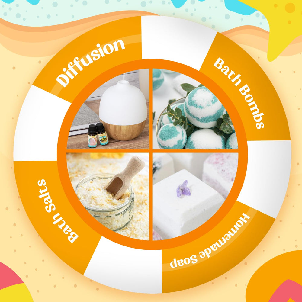 Salubrito Island Time fragrance oil supports mood-enhancing diffusing rituals.