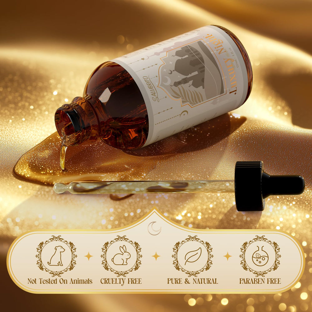 Salubrito Luxury Night Oil used in DIY candle making for premium ambience