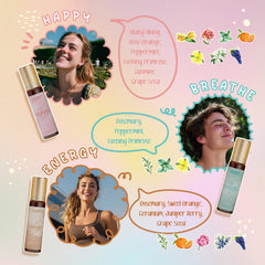 Salubrito peppermint roll-on bottle ideal for renewed focus during busy moments