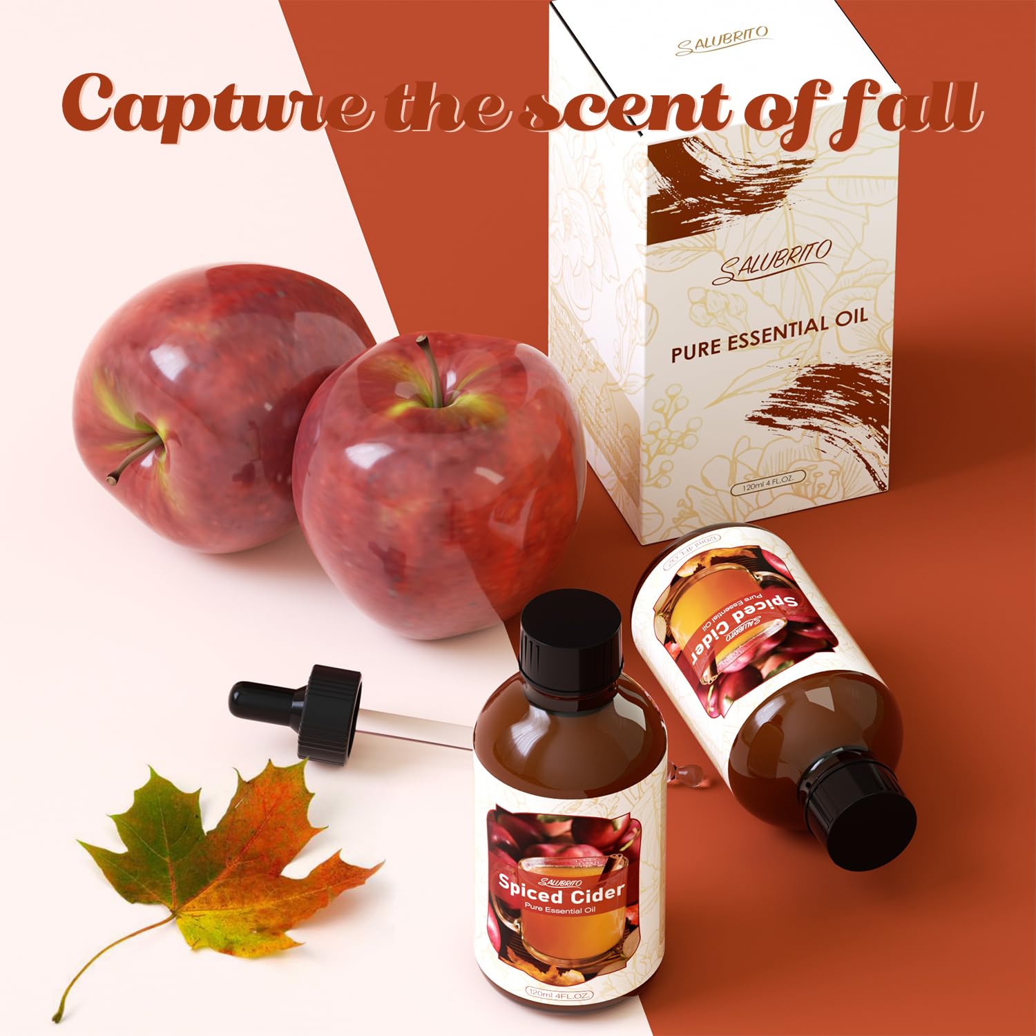 Salubrito Spiced Cider bath salts with warm spice aroma.