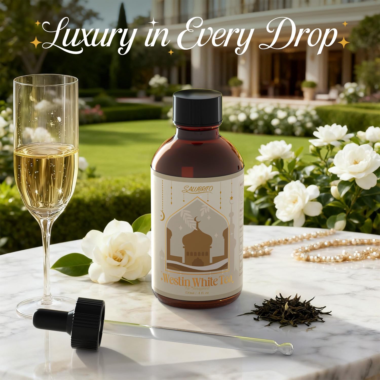 Salubrito W-Hotel White Tea bath salts infusion for a relaxing soak
