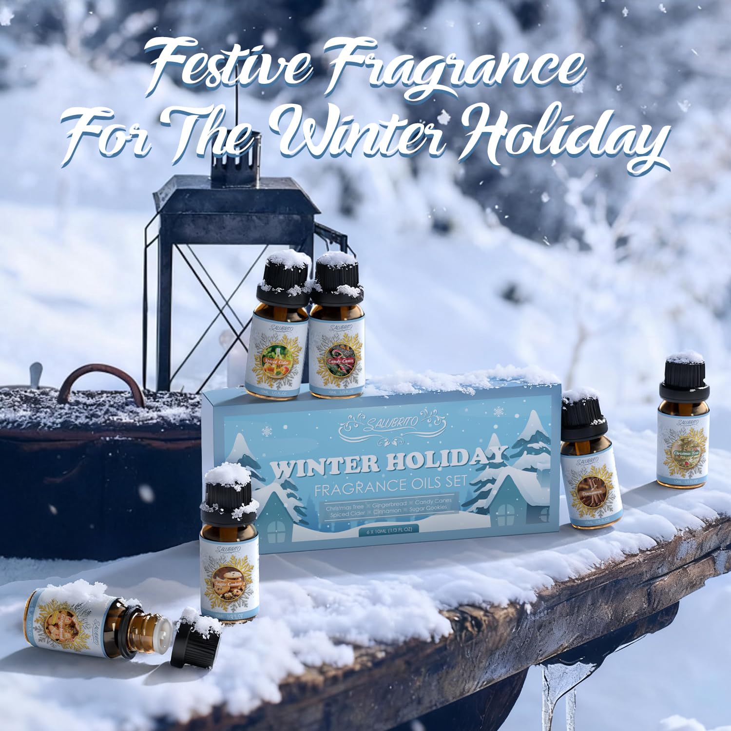 Salubrito cinnamon fragrance oil enhances seasonal coziness for diffusers and soaps.