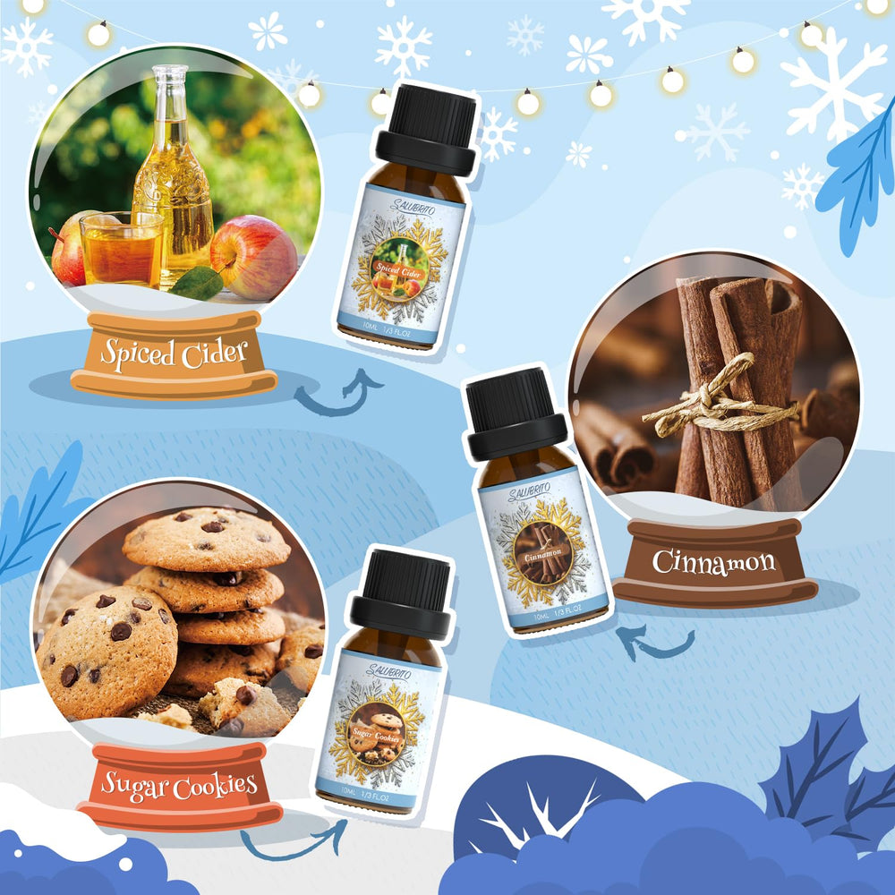 Salubrito gingerbread fragrance oil for warm holiday aromas in diffusers.