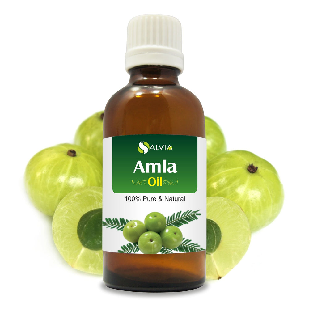 Salvia Amla essential oil bottle for aromatherapy and calming routines.