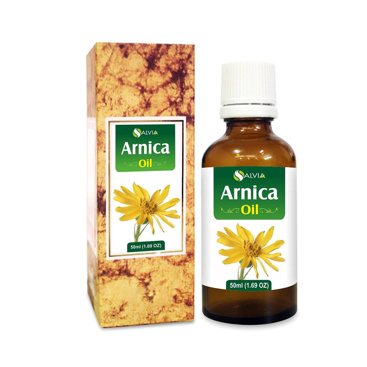 Salvia Arnica 50ml bottle for pure aromatherapy use.