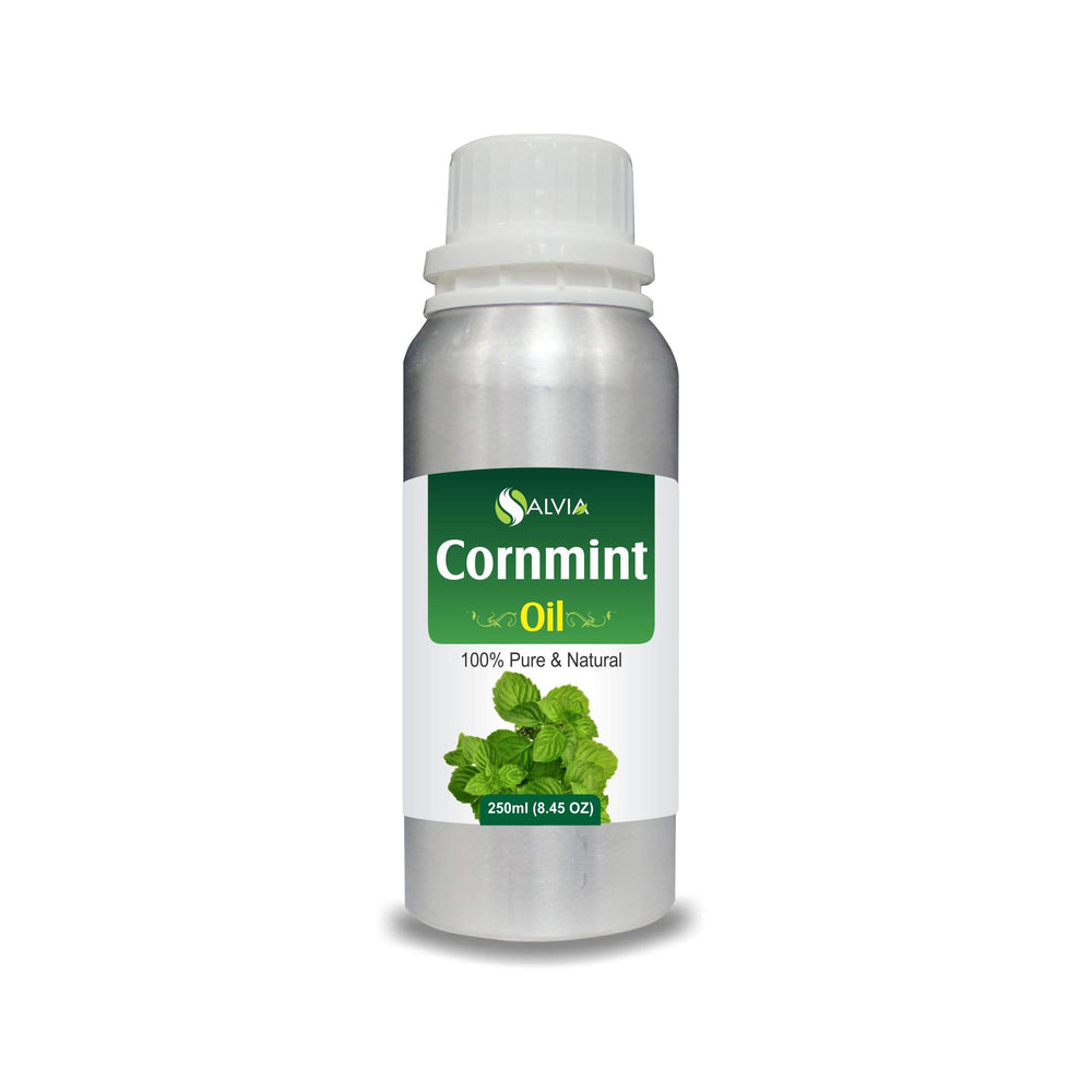 Salvia cornmint oil bottle front with cosmetic-grade formula for skincare