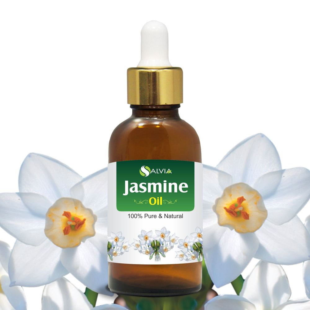 Salvia Jasmine oil bottle front view for aroma exploration.