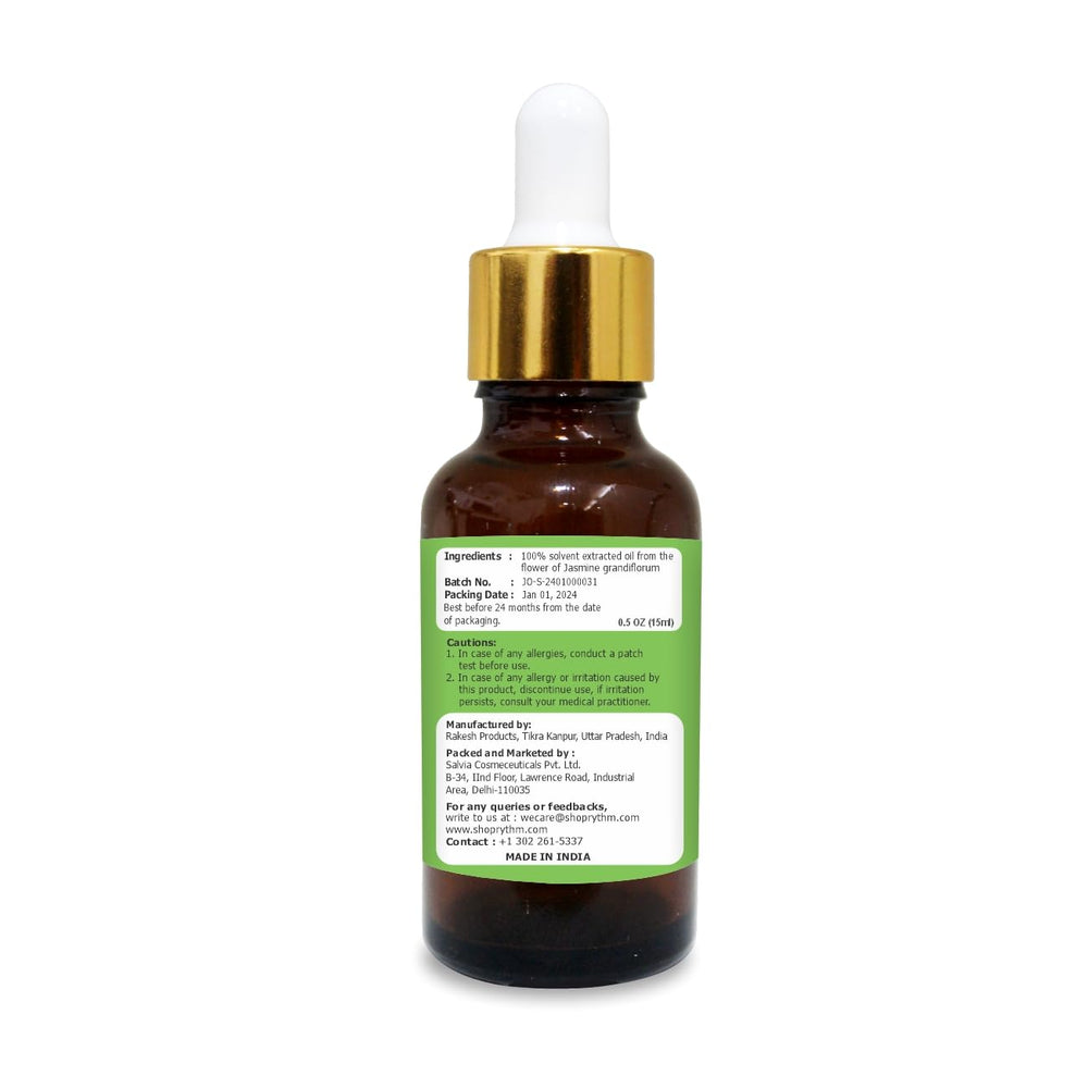 Salvia Jasmine oil blended with carrier oil for gentle aromatherapy.