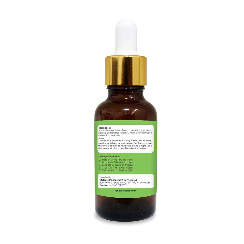 Salvia Jasmine oil in diffuser releasing floral notes.