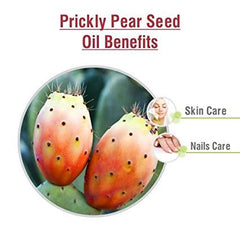 Label detail of Salvia Prickly Pear Seed Oil bottle