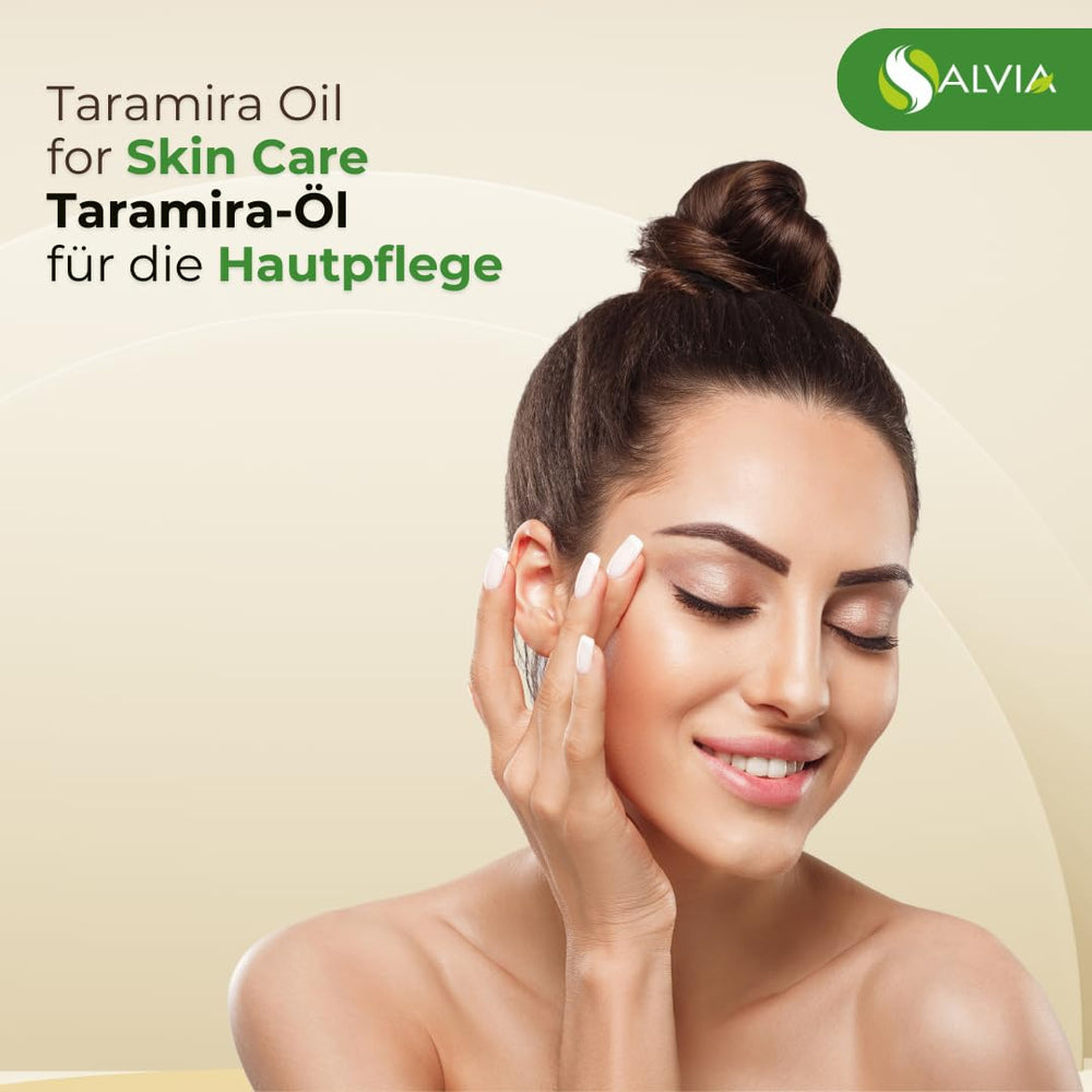 Salvia Taramira Oil DIY blend setup for custom hair care.