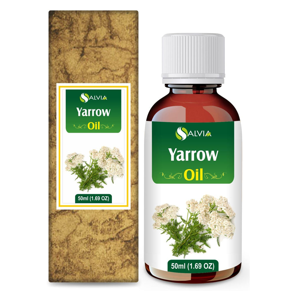 Salvia Yarrow Oil cosmetic-grade 50ml bottle for skincare and DIY blends.