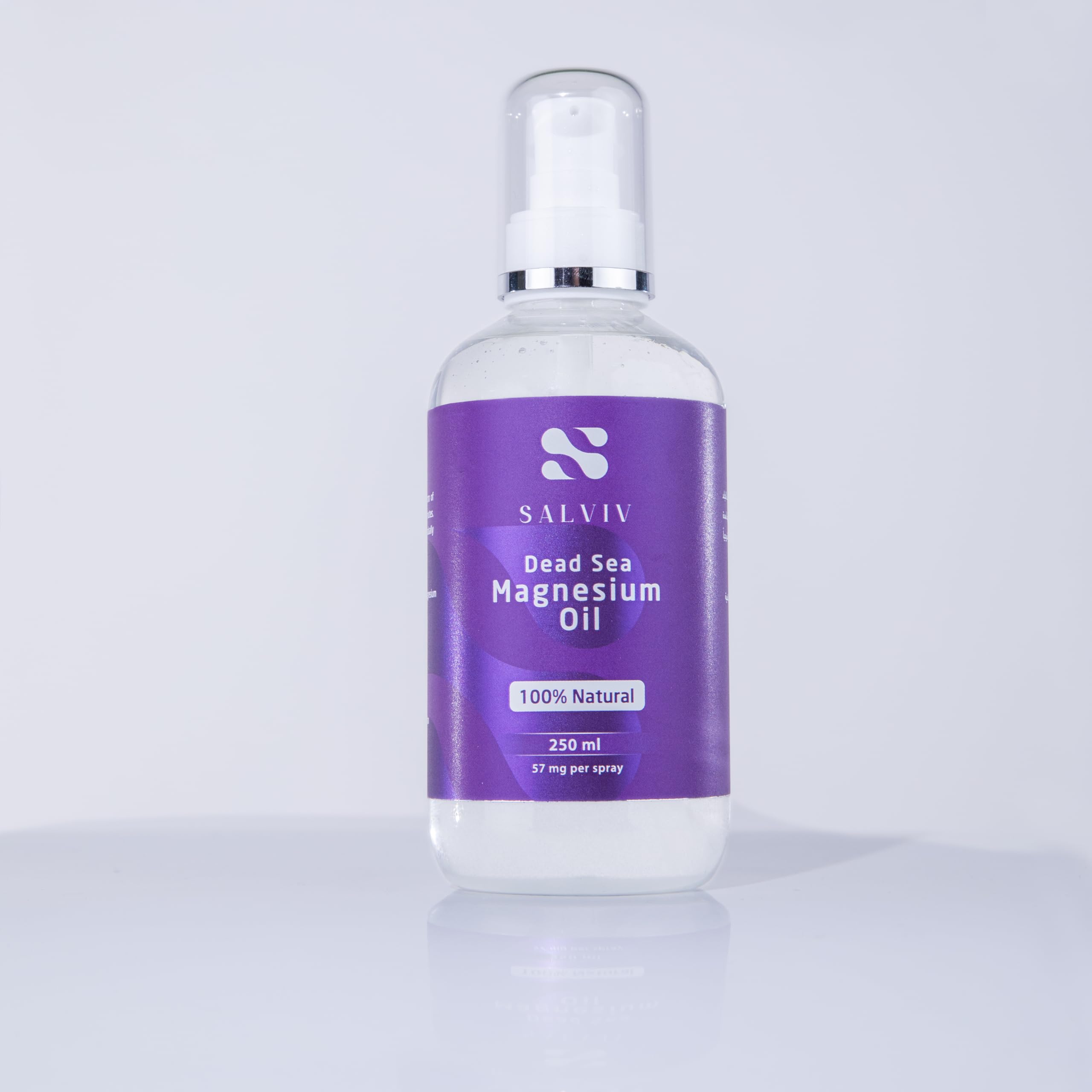 Salviv fast-absorption magnesium oil for day or night use.