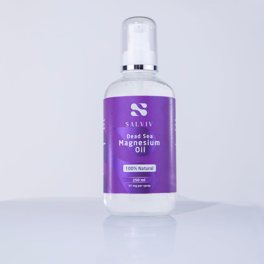 Salviv fast-absorption magnesium oil for day or night use.