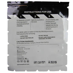 Chito-SAM 100 performance gauze for lacerations and abrasions.