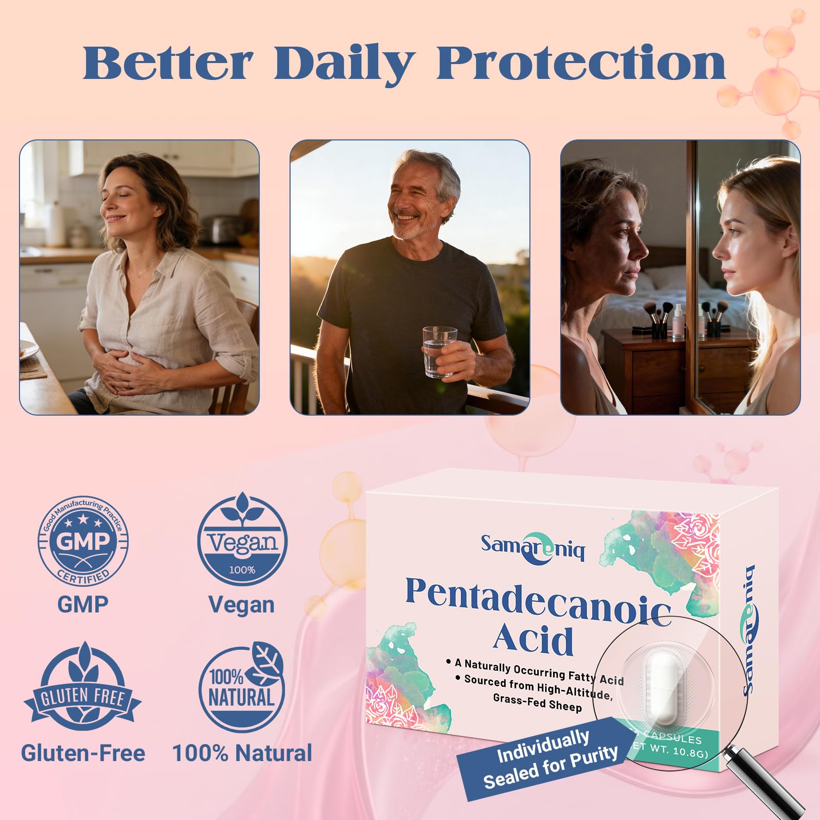 Samareniq product label and packaging with clear dosage for easy use