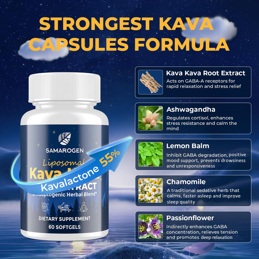 Samarogen liposome technology on package suggests faster absorption