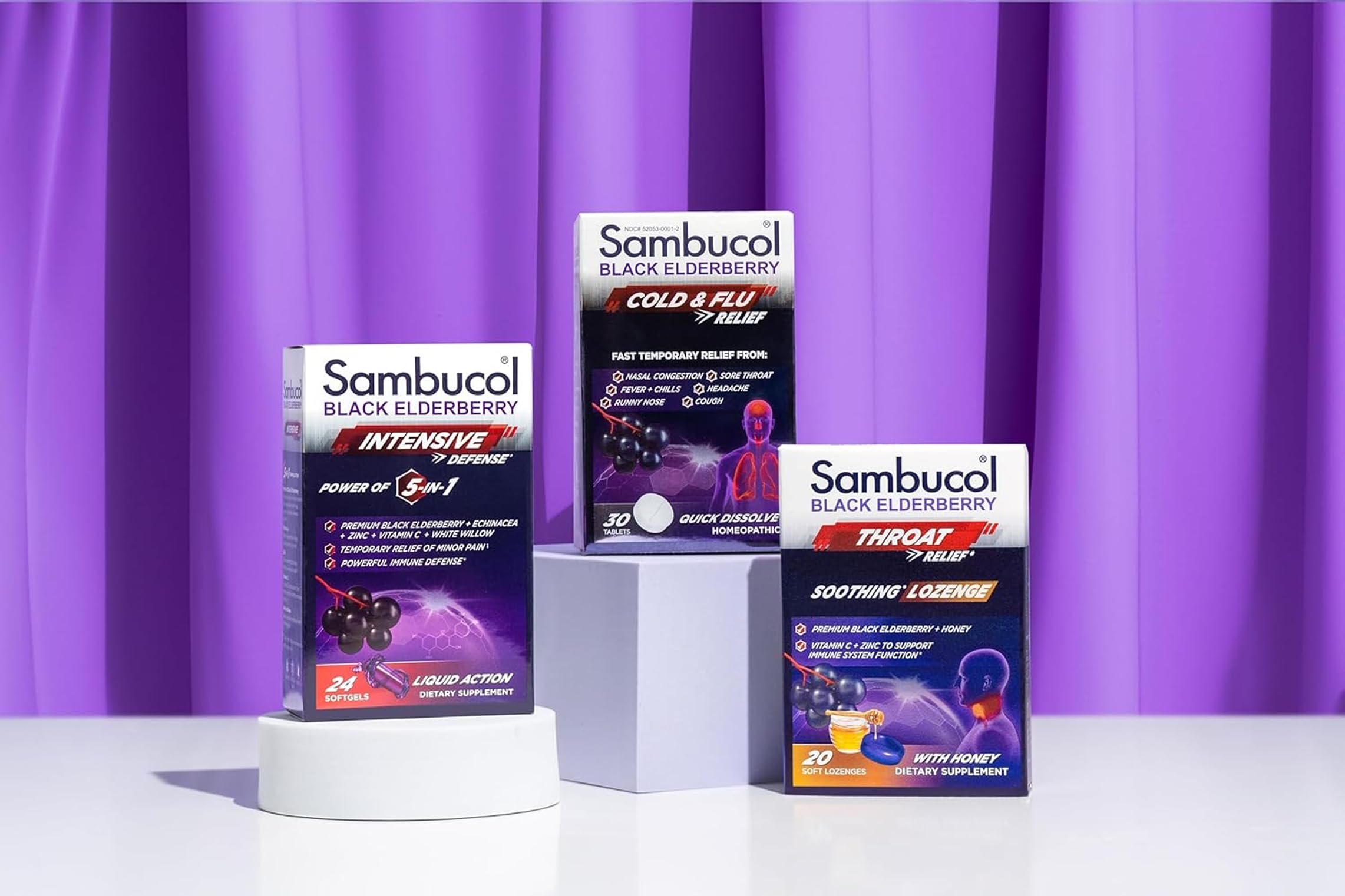 Sambucol brand history emphasizes elderberry expertise and trust.