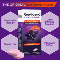 Sambucol gluten-free vegan formula packaging highlighted
