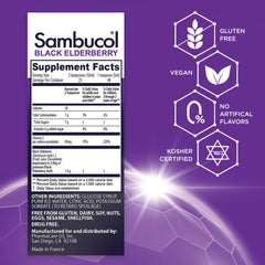Sambucol Kids dosing spoon showing kid-friendly serving size