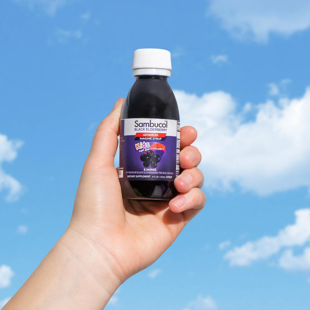 Sambucol Haschberg elderberry illustration on packaging