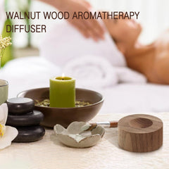 SAMIQU diffuser in car setup demonstrates portable aromatherapy for on-the-go use