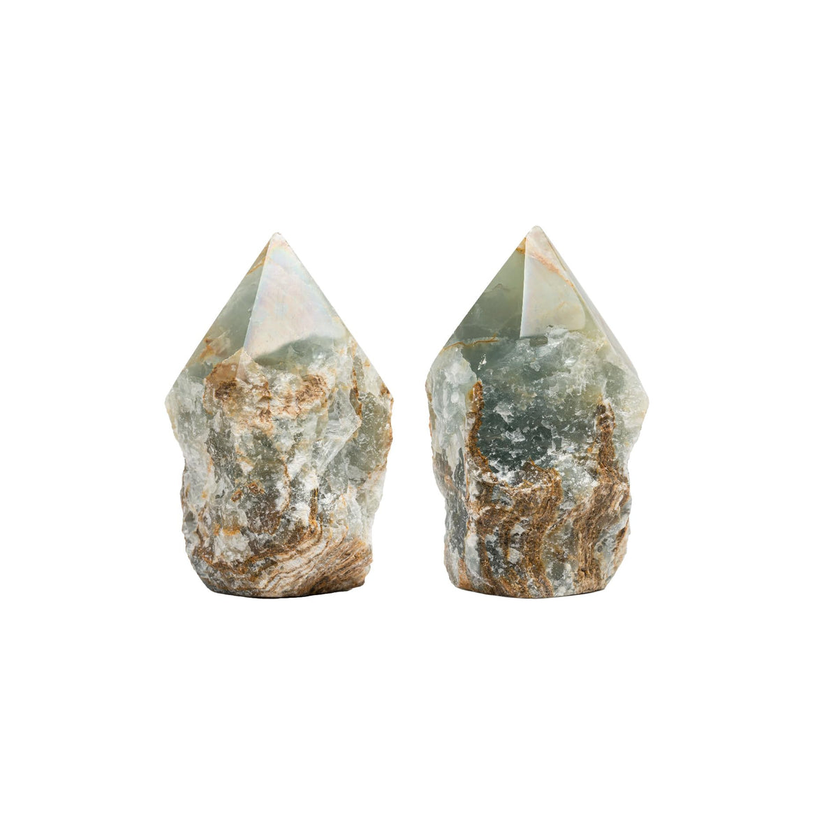 SAMSARI blue onyx crystal point 1 for calm meditation and focus.