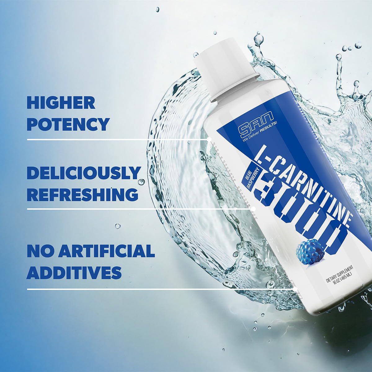 Lifestyle scene with SAN L-Carnitine 3000 ready for a pre-workout routine