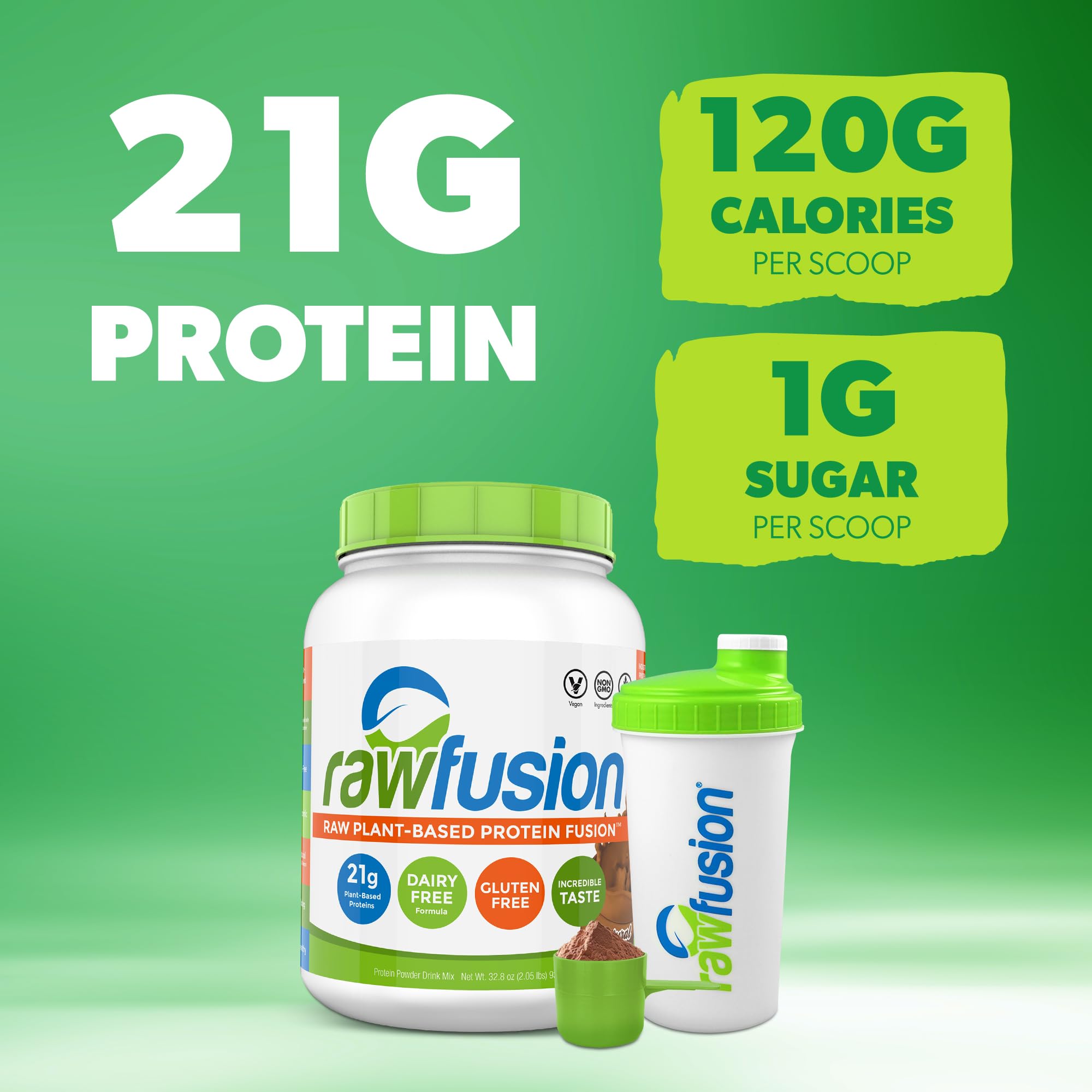 SAN Rawfusion Natural Chocolate shake image highlights creamy texture and easy mixing.