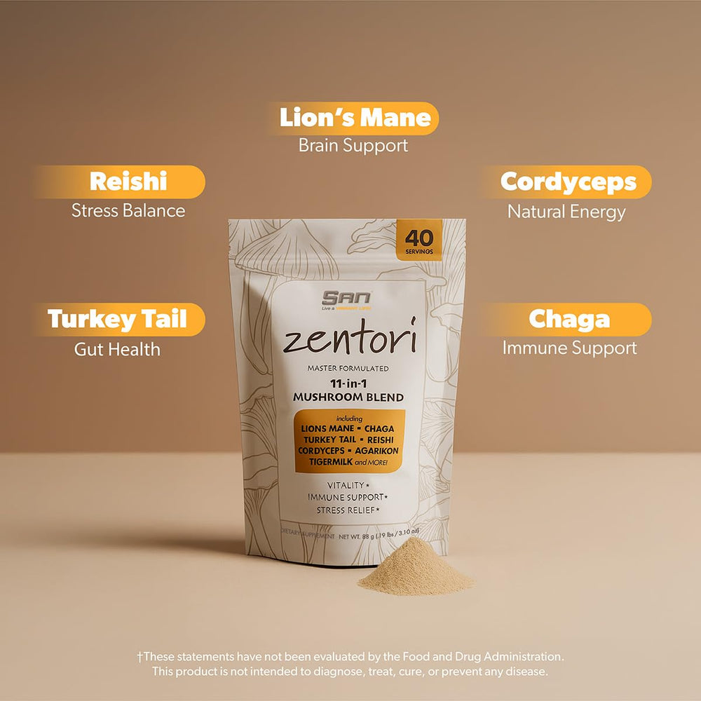 SAN ZENTORI 11in1 scoop ready for serving or mixing