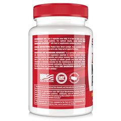 SAN Zinc Magnesium Aspartate bottle back label with usage for sleep support.