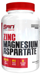 SAN Zinc Magnesium Aspartate bottle front for daily mineral support.