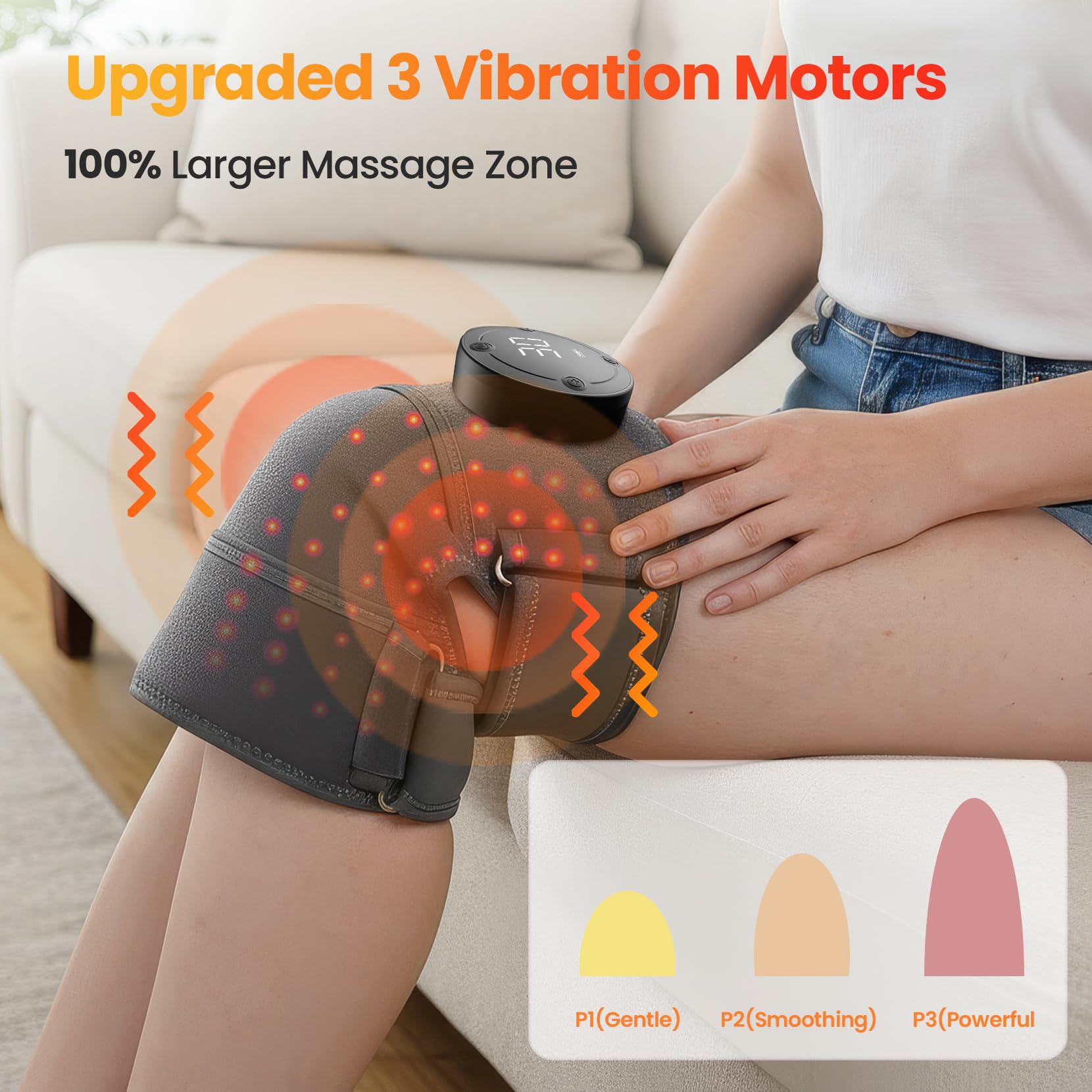 SanaTech red-light knee brace gift-ready packaging showcases a thoughtful wellness gift.