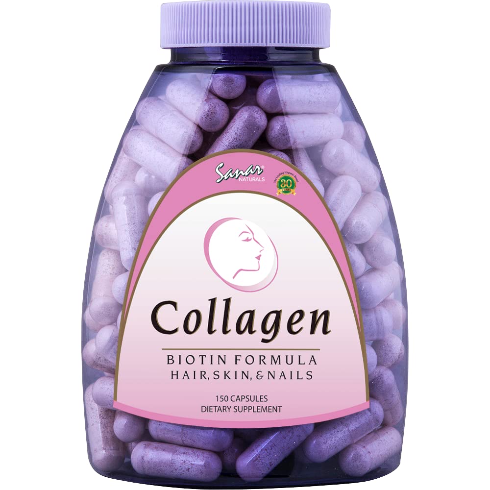 Sanar Naturals collagen pills bottle for daily beauty support