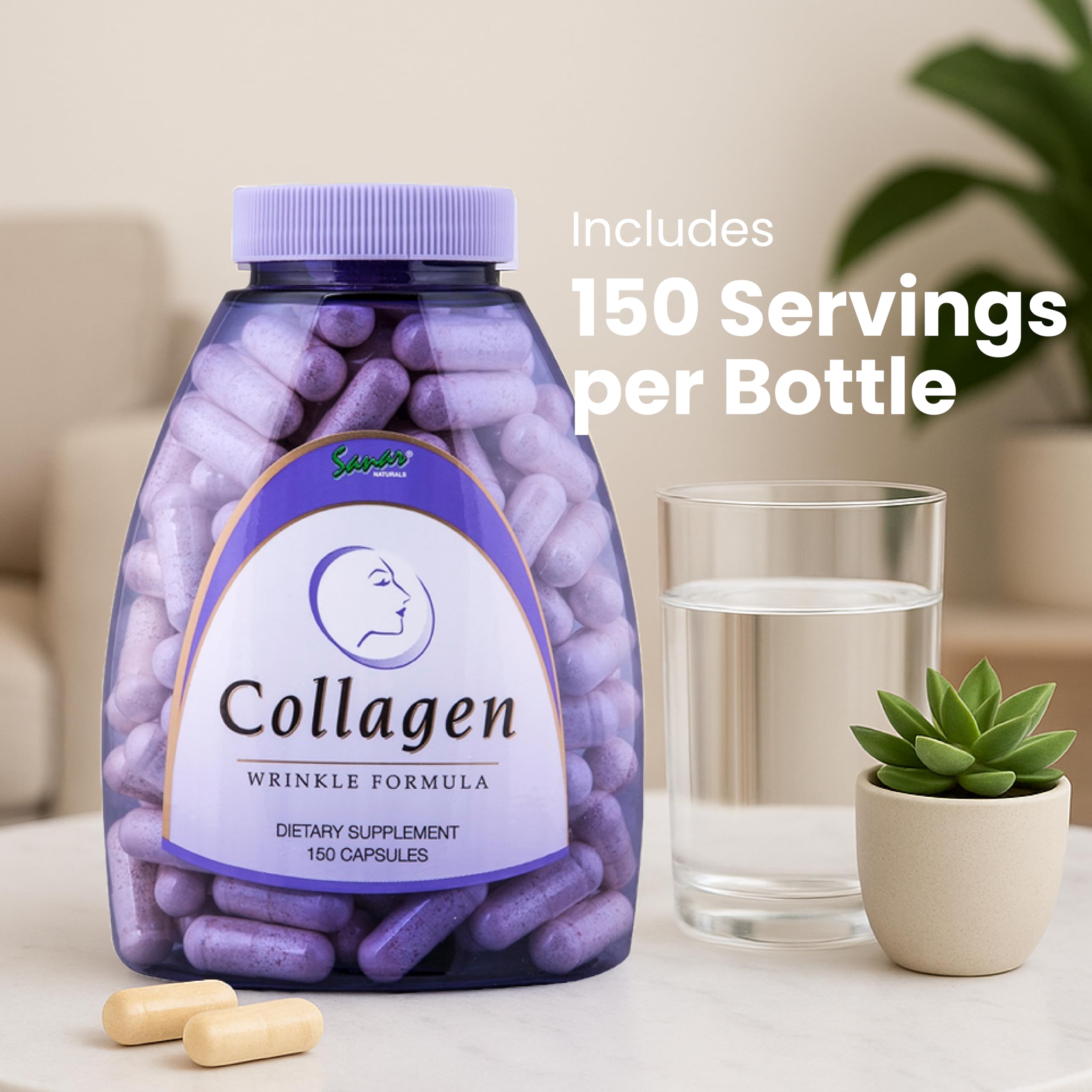 Grass-fed label indicating premium collagen sourcing.