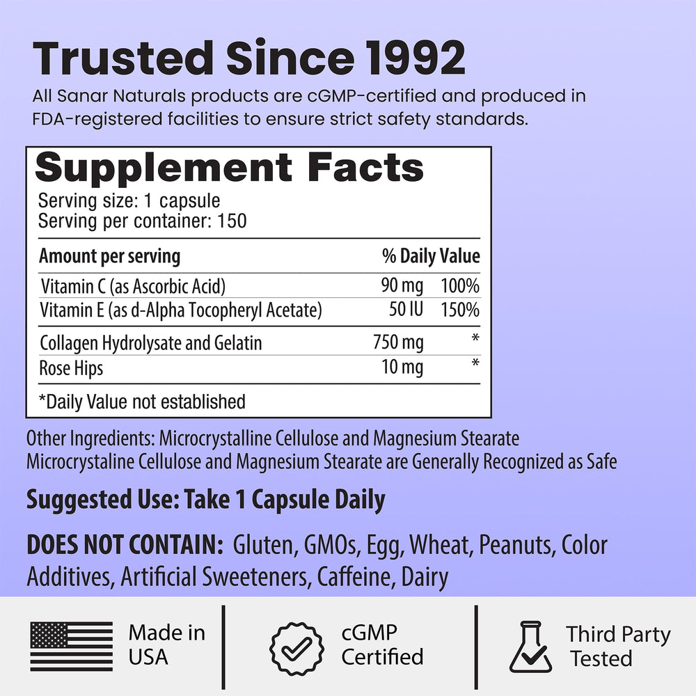 Non-GMO claim emphasizes clean labeling and quality ingredients.