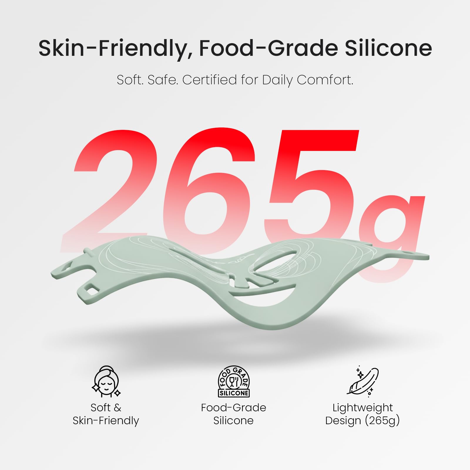 SanaTech mask features 850nm NIR mode for deeper penetration advantages.