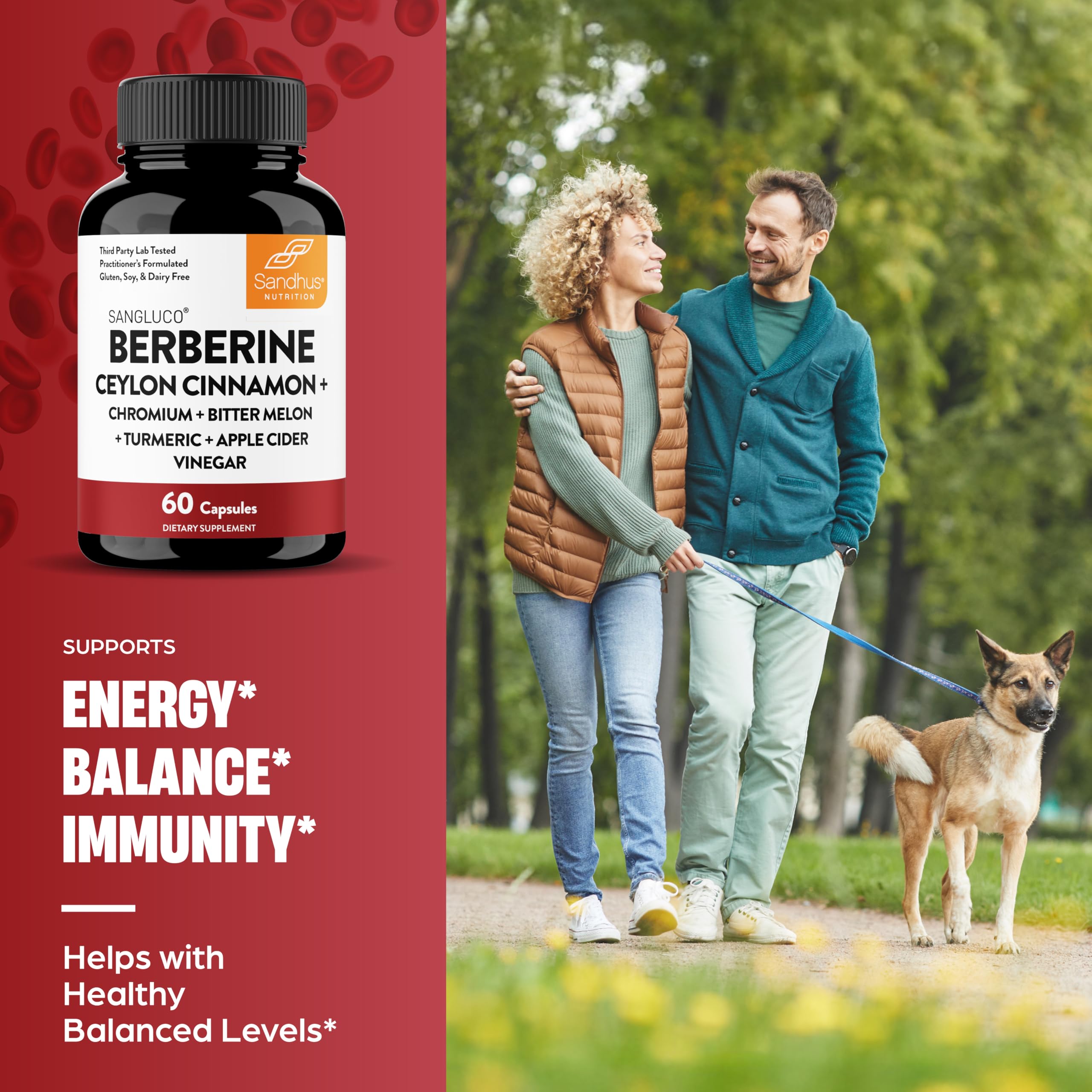 Sandhu's Blood Sugar Complex is gluten-free, dairy-free, soy-free