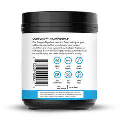 Sandhu's Collagen Peptides being mixed into hot coffee for daily routine.