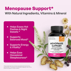 Sandhu's menopause capsules pour demonstrates easy, swallowable daily use