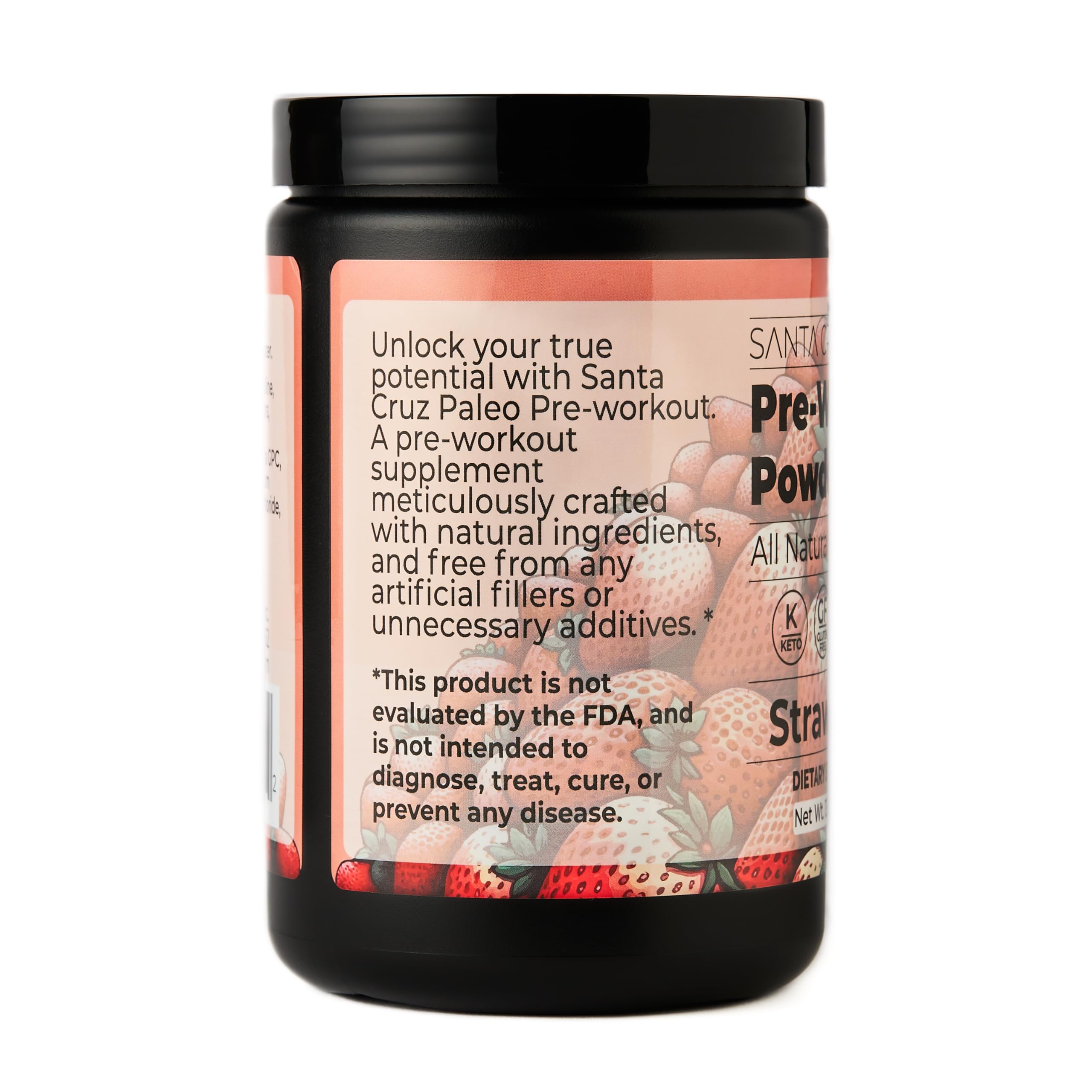 Santa Cruz Paleo Alpha GPC and L-Carnitine ingredient detail.
