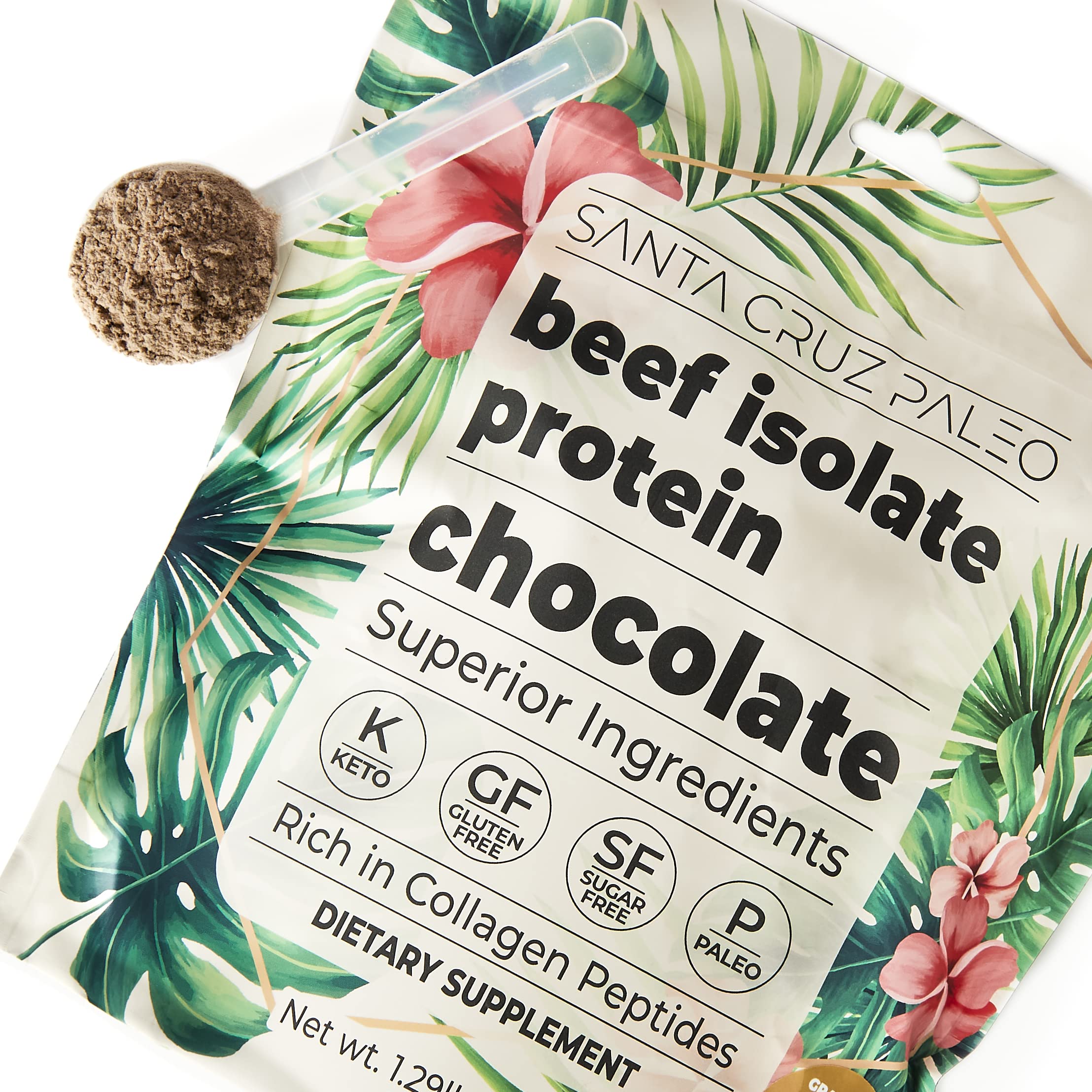Baking idea with Santa Cruz Paleo beef isolate for a protein-enriched treat.