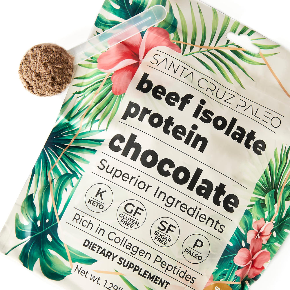 Baking idea with Santa Cruz Paleo beef isolate for a protein-enriched treat.