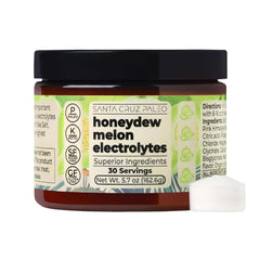 Santa Cruz Paleo Electrolyte Honeydew Bottle ready for on-the-go hydration.