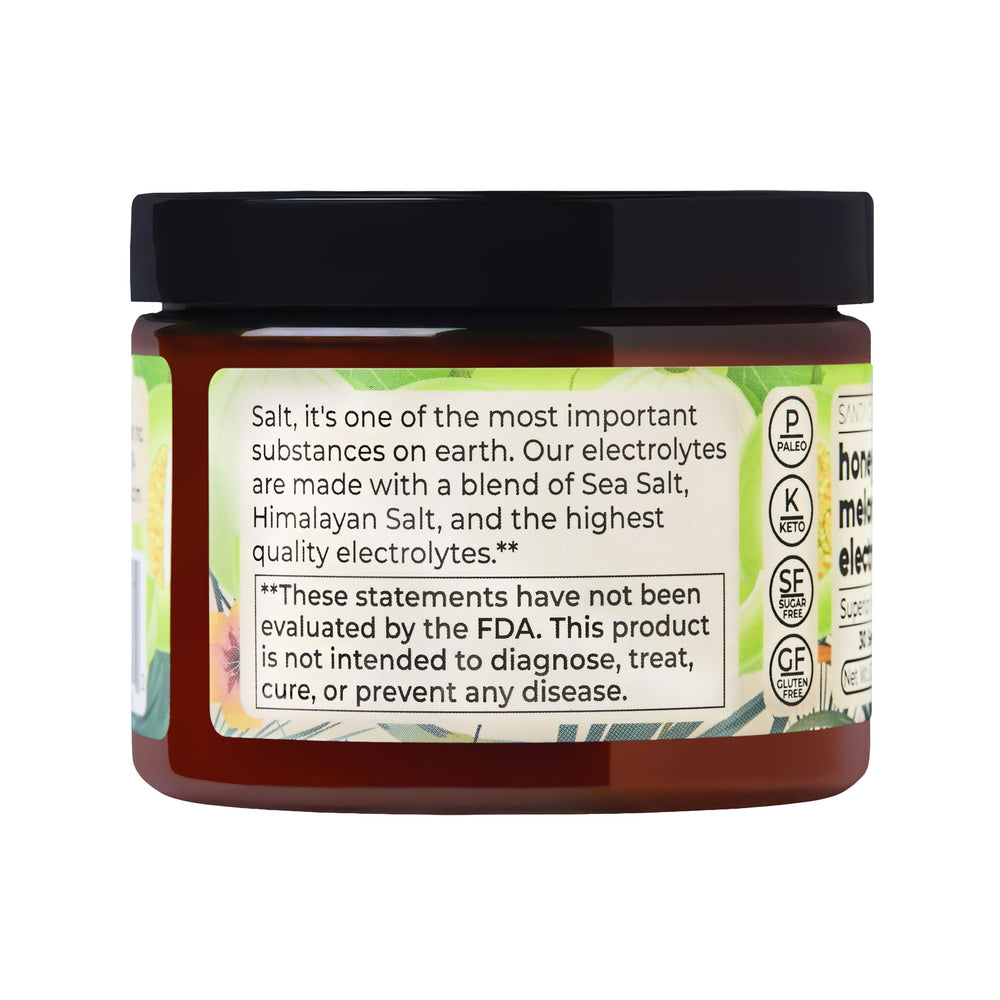 Santa Cruz Paleo Electrolyte label notes gluten-free and dairy-free formula.