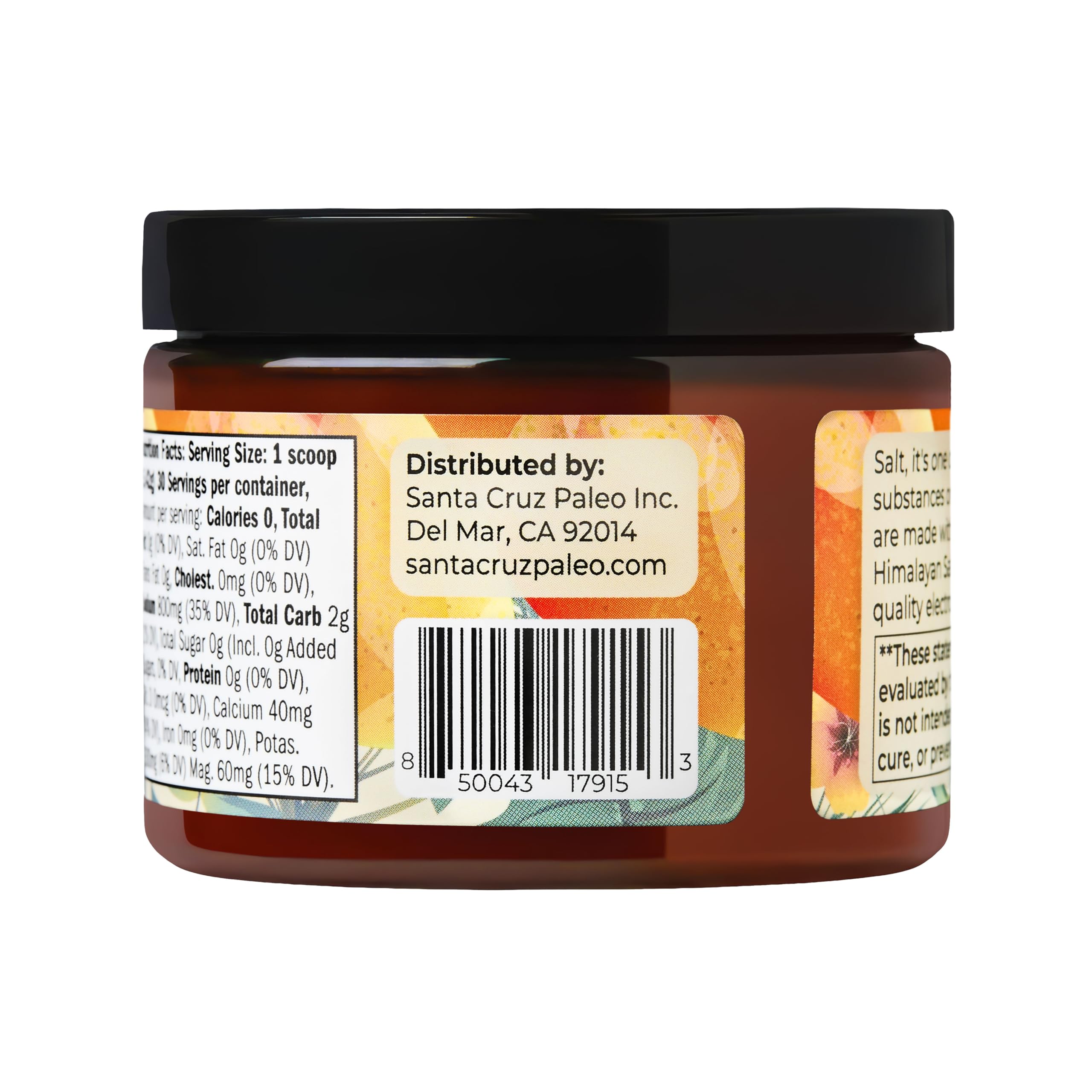 Santa Cruz Paleo Electrolyte Mango fruit visual complementing flavor freshness.
